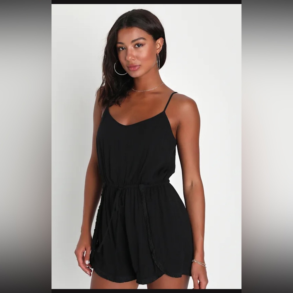 Lulu's Black Romper